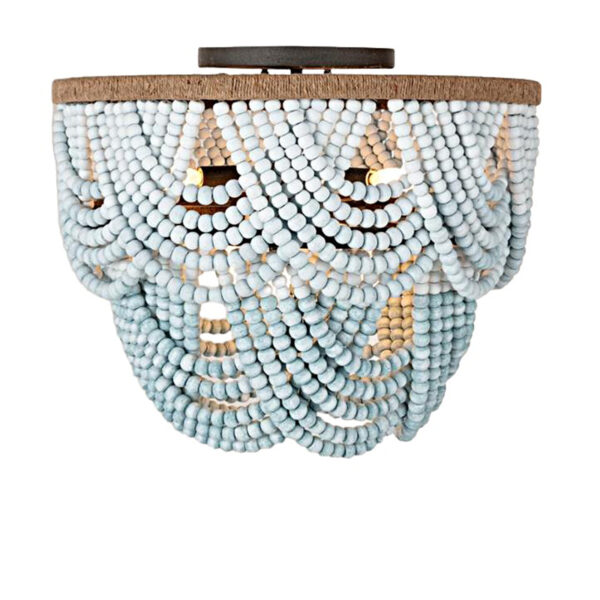 Creative Wood Beads Ceiling Lamp