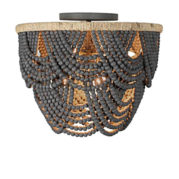 Creative Wood Beads Ceiling Lamp - Image 2