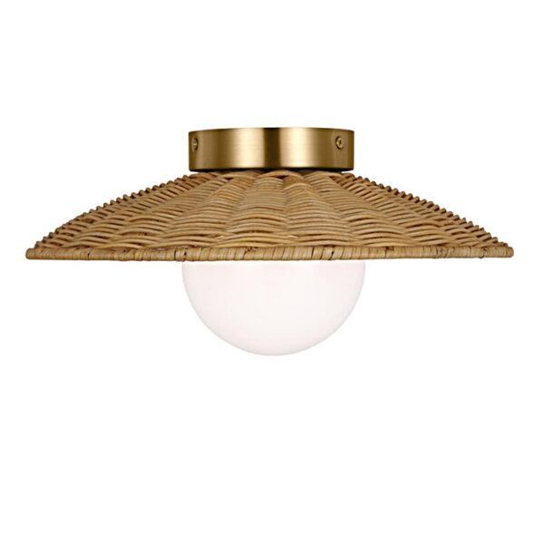 Lampu Langit-langit Bola Kaca Putih