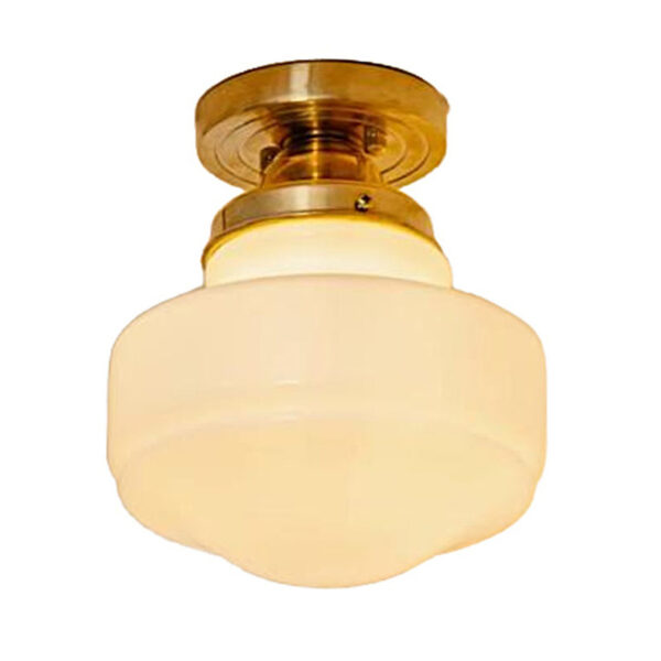 Retro-Deckenlampe aus Glas