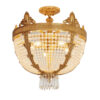 Brass Crystal Beads Ceiling Lamp