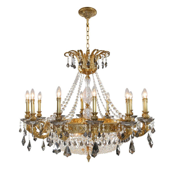 Lustre en cristal d'art classique - Image 3