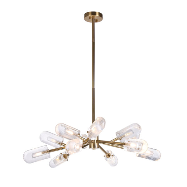 Lampadario acrilico per interni domestici
