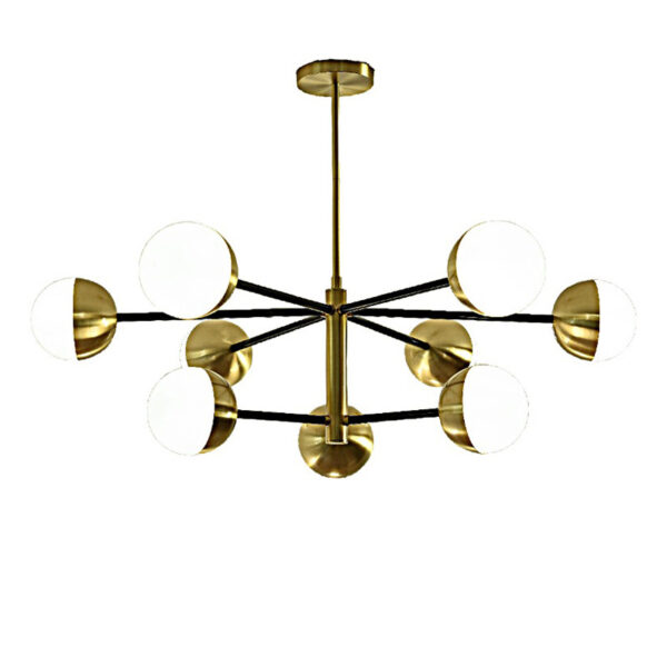 Glazen bolvormige hanglamp - Afbeelding 3