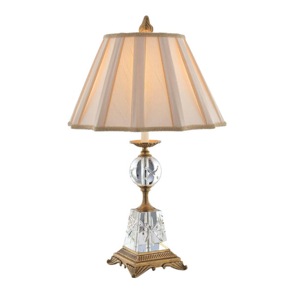 Lampe de table en cristal de décoration de salle