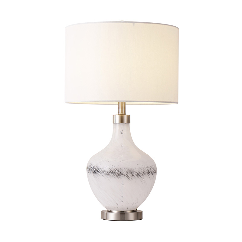 Vase Shape Glass Table Lamp