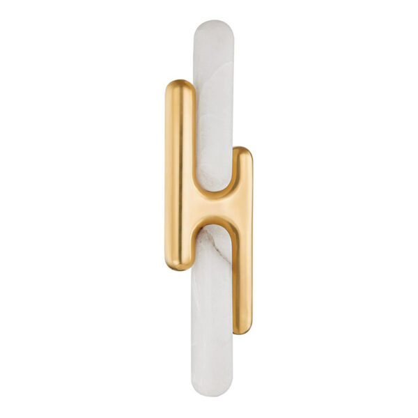 Brass Alabaster Wall Lamp