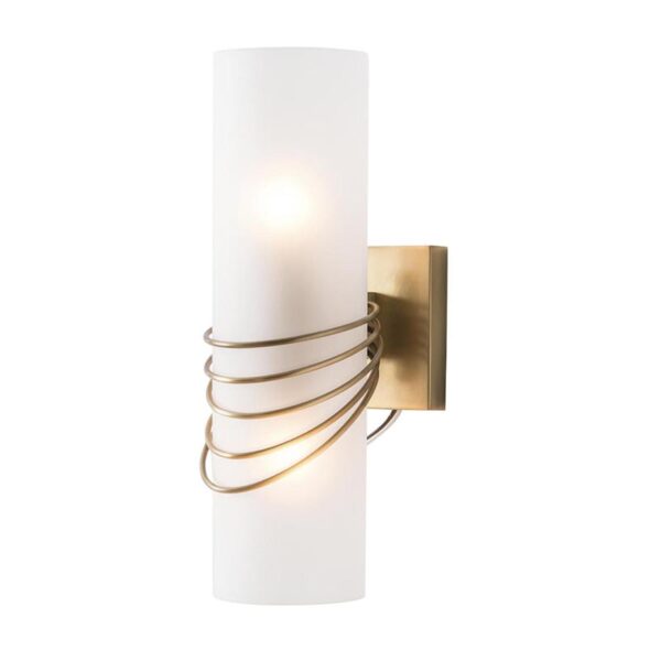 Cylindrical Glass Wall Lamp
