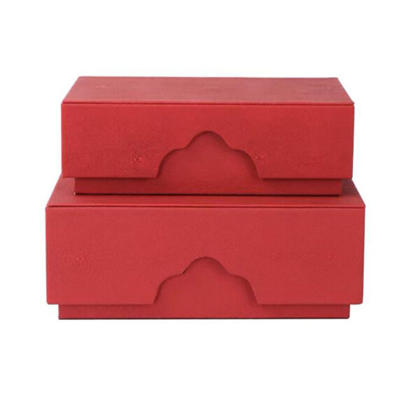 Boîte à bijoux rouge de luxe - Image 3
