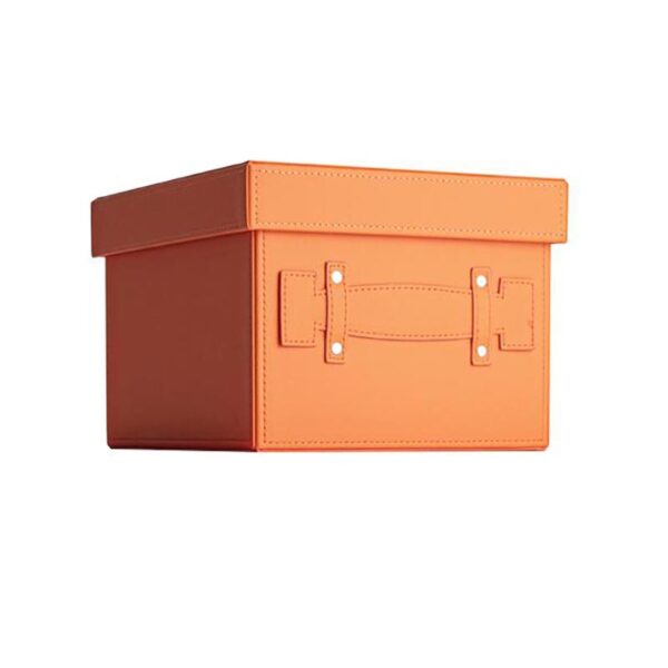 Kundenspezifische orangefarbene Aufbewahrungsbox