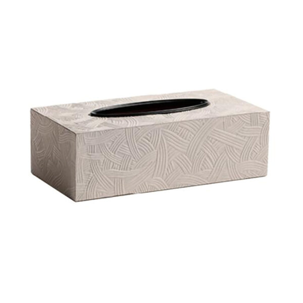 Taschentuchbox mit beigem Muster - Bild 2