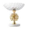 Ironwork Marble Base Fruit Bowl