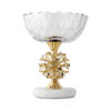 Ironwork Marble Base Fruit Bowl