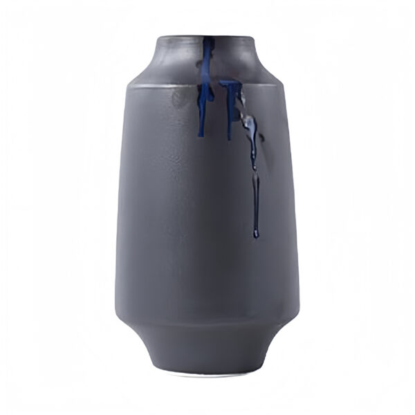 Vaso semplice in ceramica nera - Immagine 2