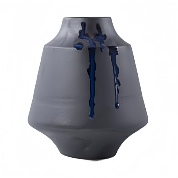 Vaso semplice in ceramica nera