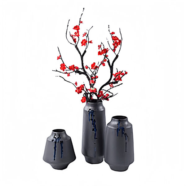 Vaso semplice in ceramica nera - Immagine 4