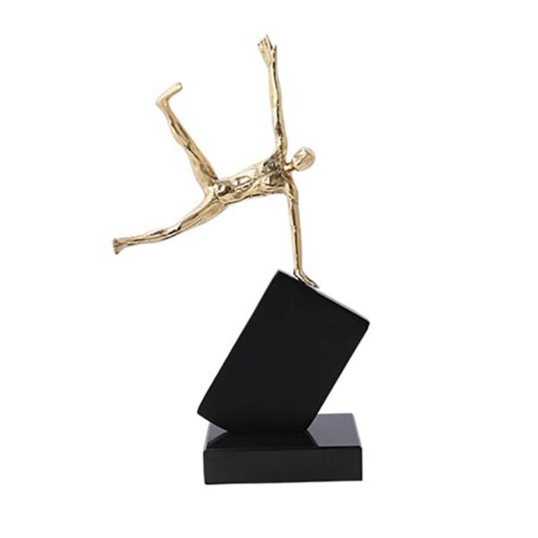 Decoración de la mesa del hombre bronce deportivo - Imagen 2