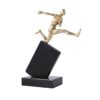 Decoración de la mesa del hombre bronce deportivo