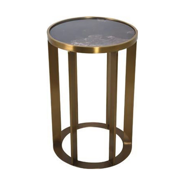 Table de décoration en marbre en laiton