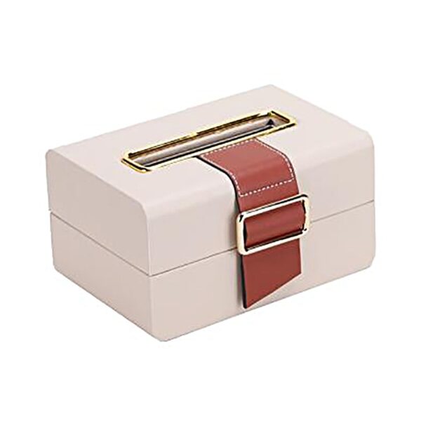 Living Room Beige Tissue Box