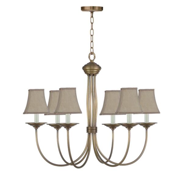 Hotel Decor Brass Chandelier