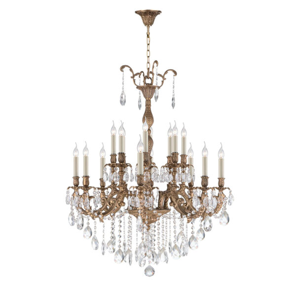 Lustre à bougie en cristal Hall