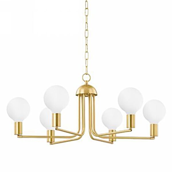 Lampe à suspension boule ronde blanche