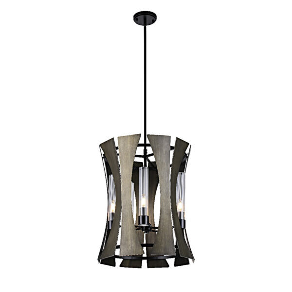 Lampada a sospensione artistica nera