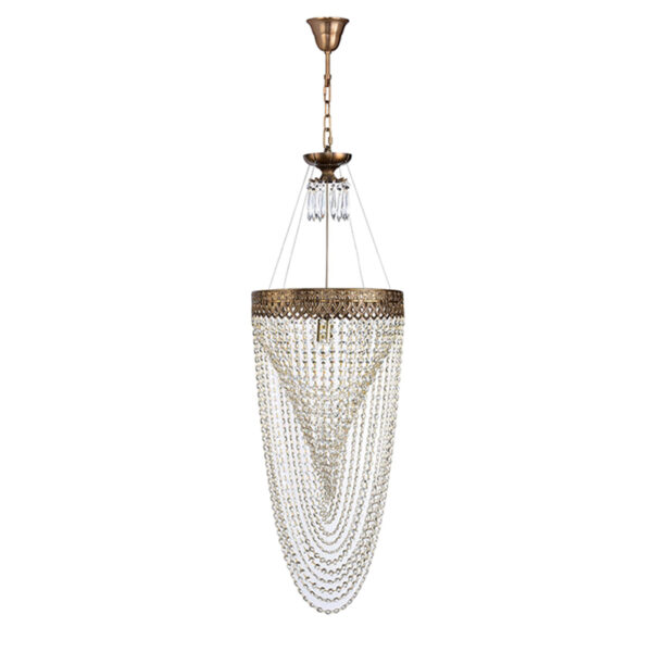 Squisita lampada a sospensione in cristallo
