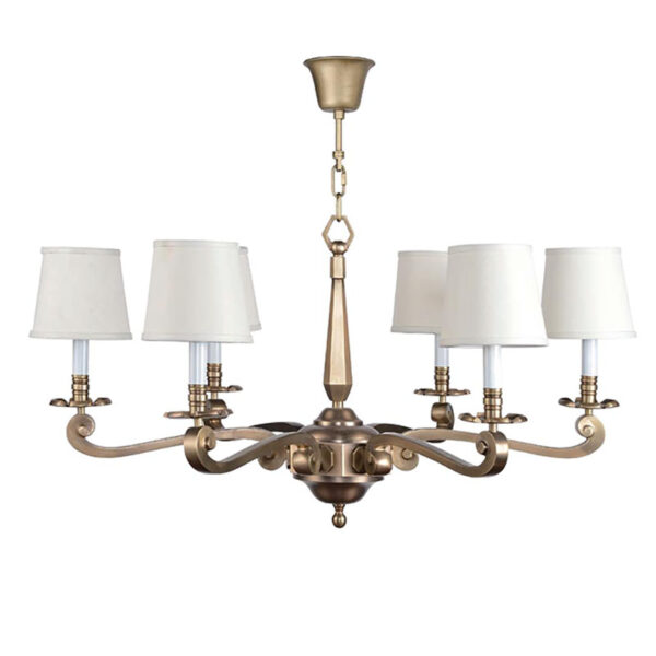 Creative White Brass Chandelier