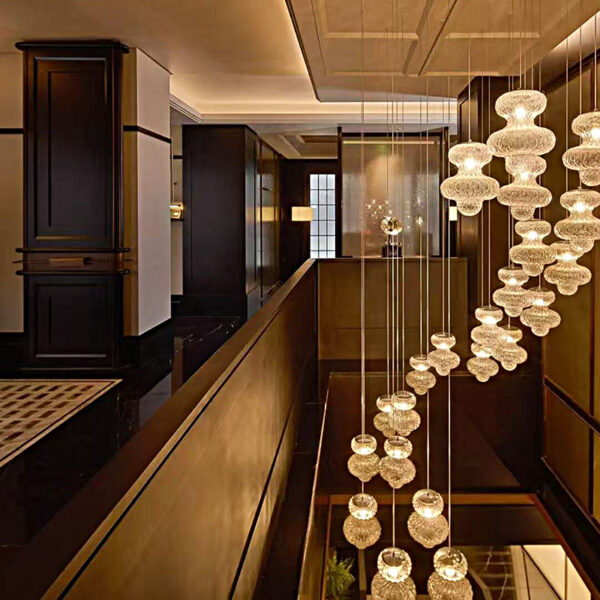 Otel İçi Boş Cam Avize