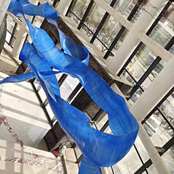 Shopping Mall Blue Chandelier - Image 6