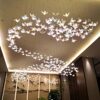 Steel Glass Angel Chandelier