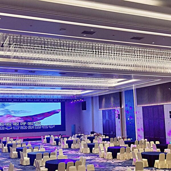 Banquet Hall Rectangle Chandelier