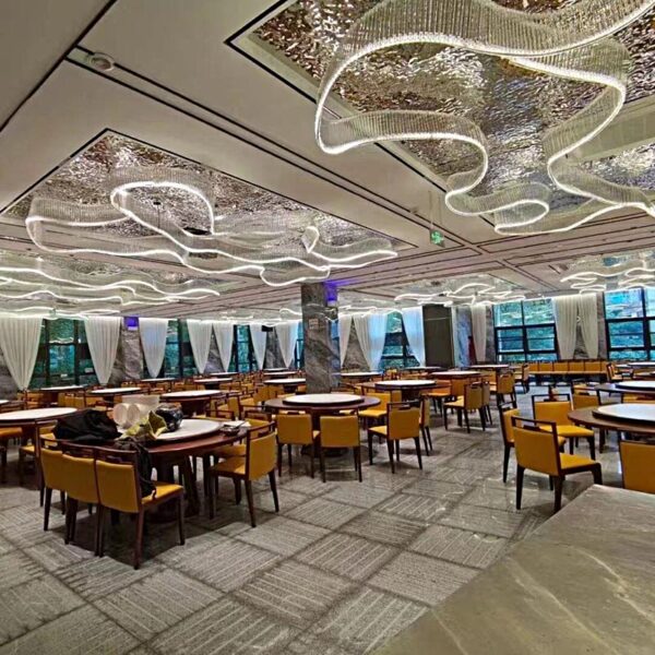 Restaurant Large Glass Chandelier - Image 2