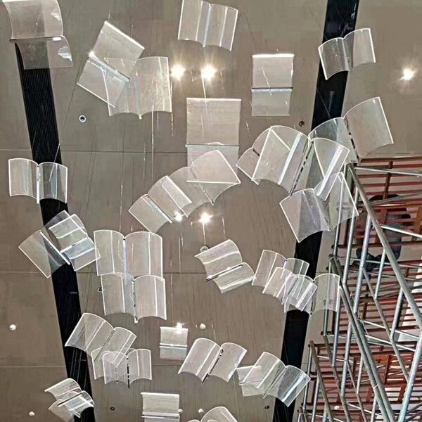 โคมระย้าอะคริลิกรูปทรงหนังสือ - ภาพ 2
