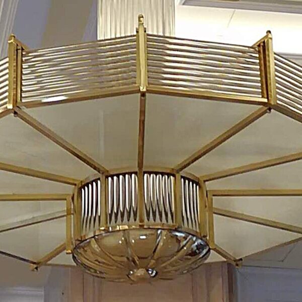 High Ceiling Glass Chandelier - Image 2