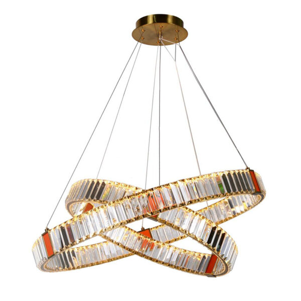 Crystal Leather Pendant Lamp