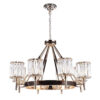 Indoor Crystal Leather Chandelier