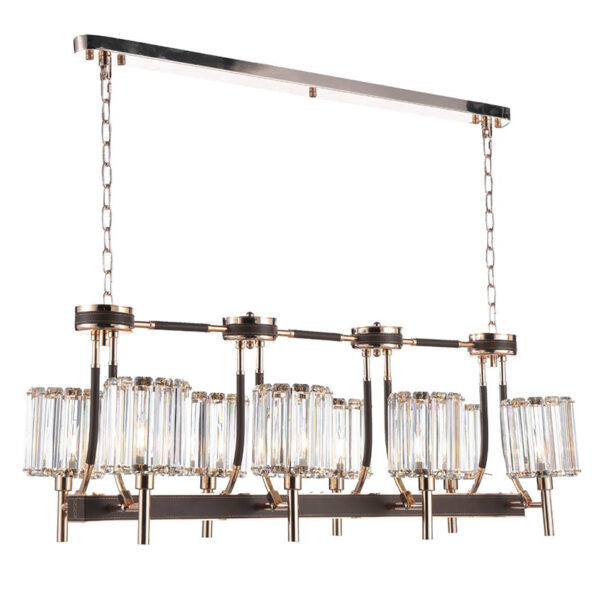 Indoor Crystal Leather Chandelier - Image 3