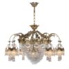 Branch Brass Crystal Chandelier