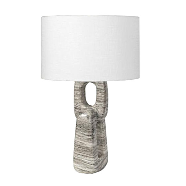 Grey Marble Decor Table Lamp