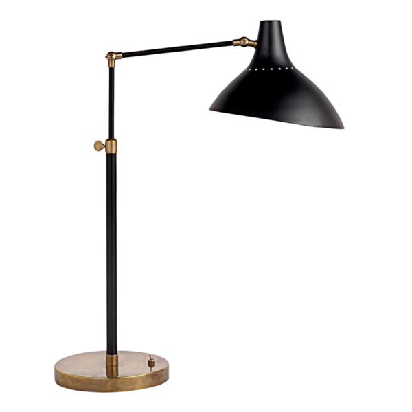 Lâmpada de mesa de latão