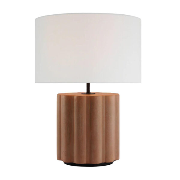 Lámpara de mesa de resina moderna