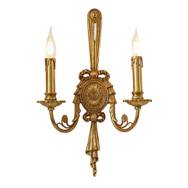 Brass Candle Wall Lamp