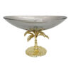 Coconut Tree Glass Fruit Plate