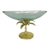 Coconut Tree Glass Fruit Plate