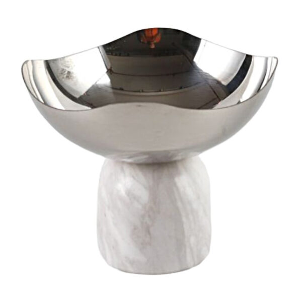 Gümüş Metal Meyve Tabağı