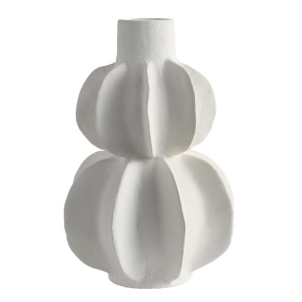 Accueil Vase en céramique blanche - Image 2