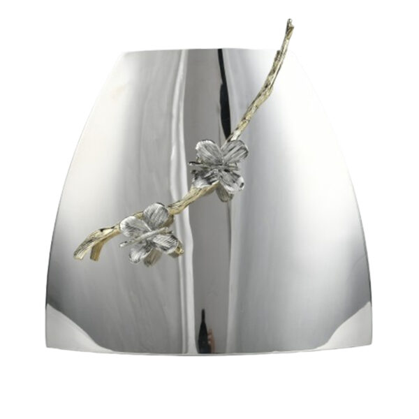 Jarrón de diseño de flores de plata - Imagen 2
